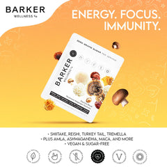Gummies showing Shiitake and Reishi mushroom blend
