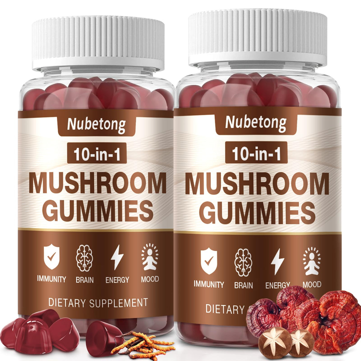 Mushroom Gummies 2-Pack packaging
