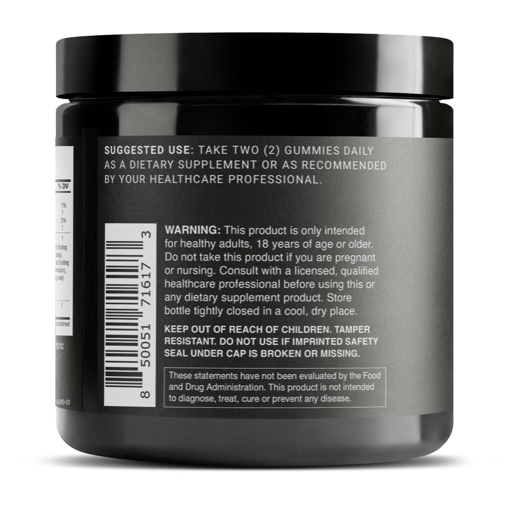 Gummy featuring Lion's Mane for nootropic support