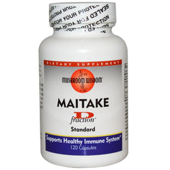 Mushroom Wisdom Maitake D-Fraction 120 capsules bottle