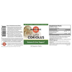 Close-up of Maitake mushroom and Turkey Tail supplement capsules