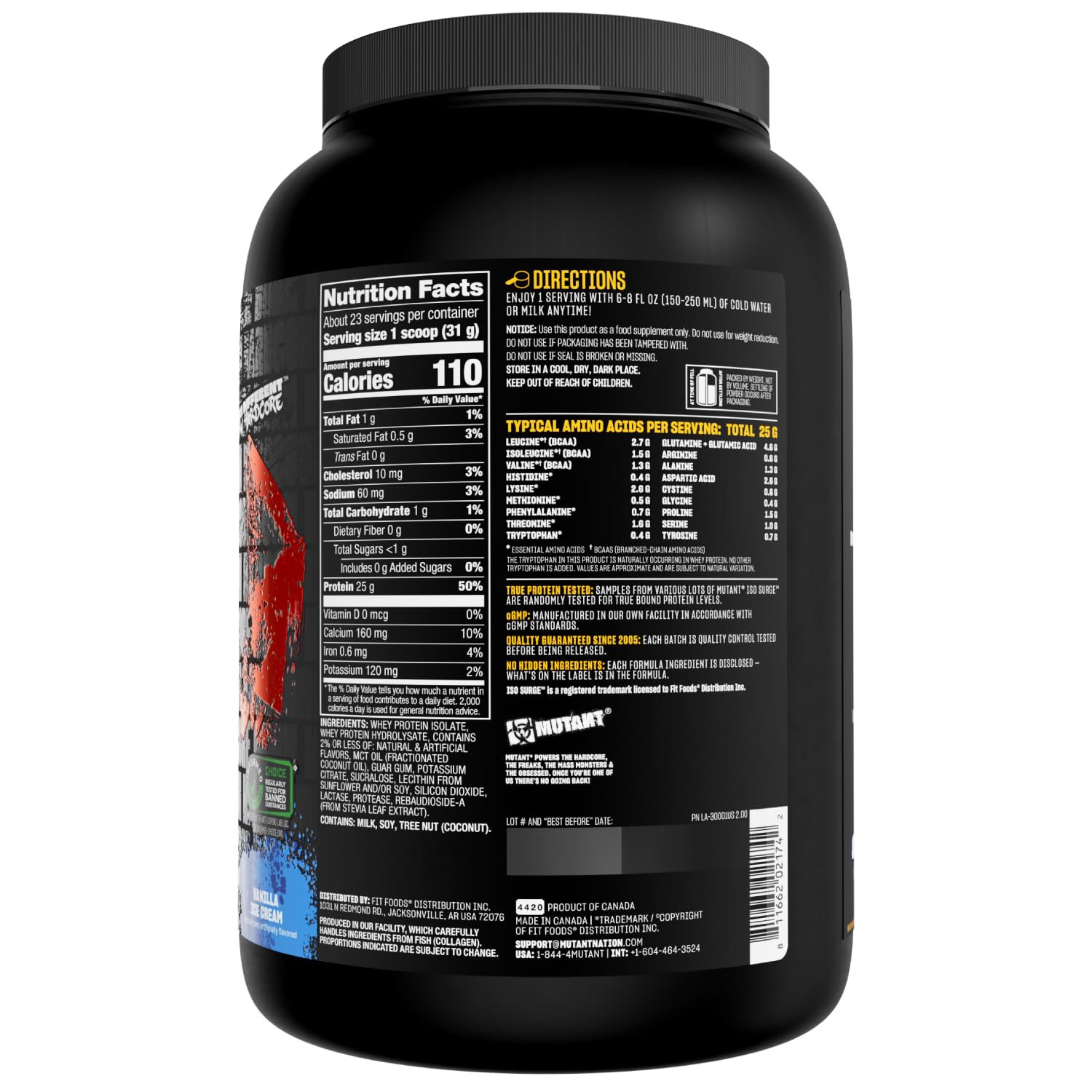 Mutant ISO Surge kitchen setup ready for daily protein routine.