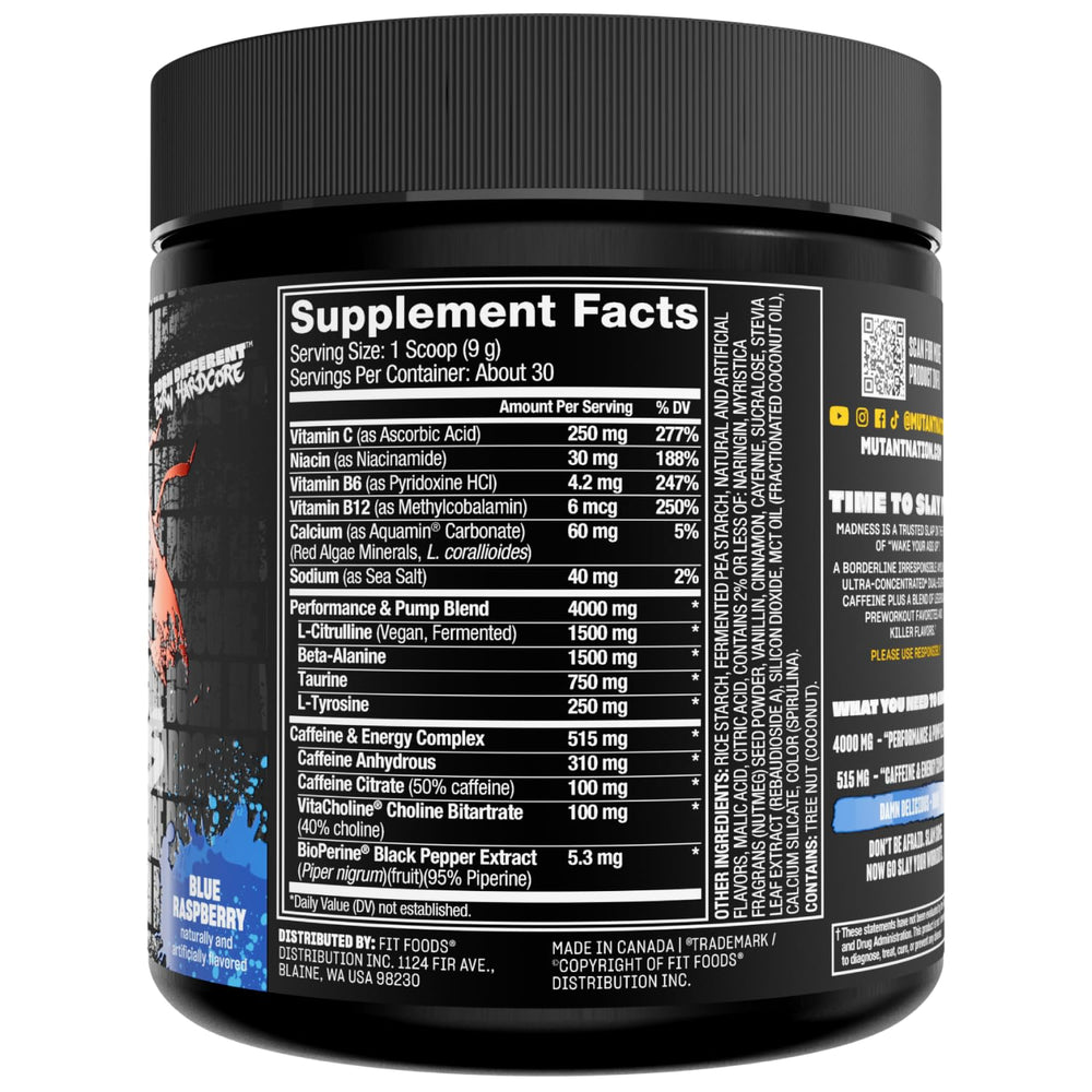 Mutant Madness athlete in gym mid-workout.