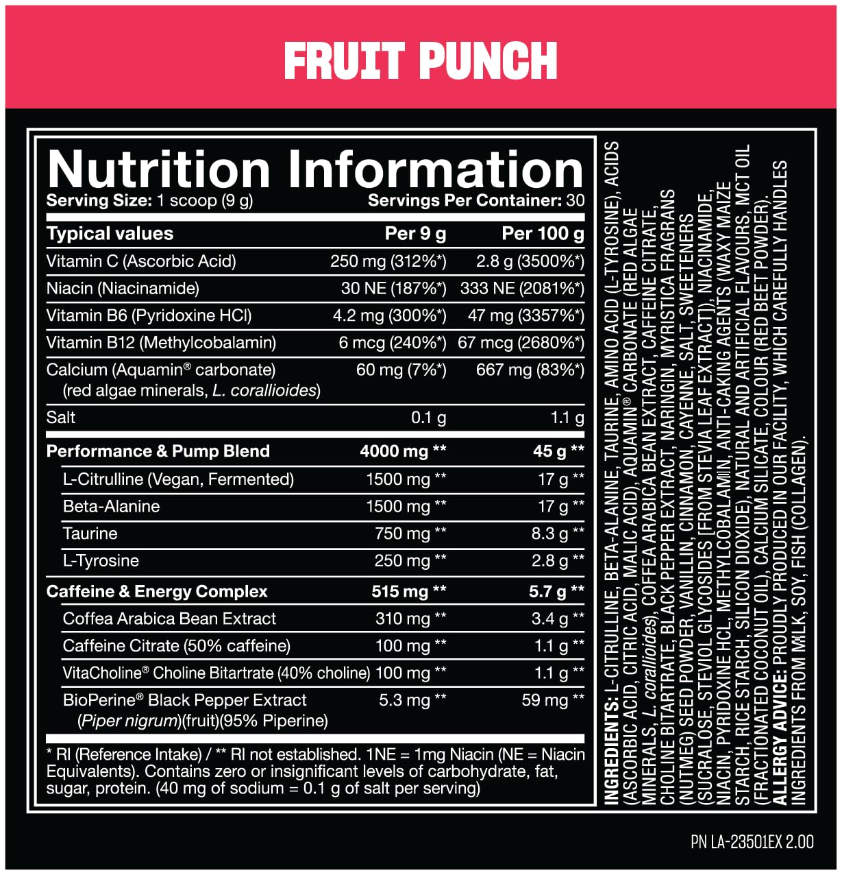 Mutant Madness scoop dipping out powder for quick energy