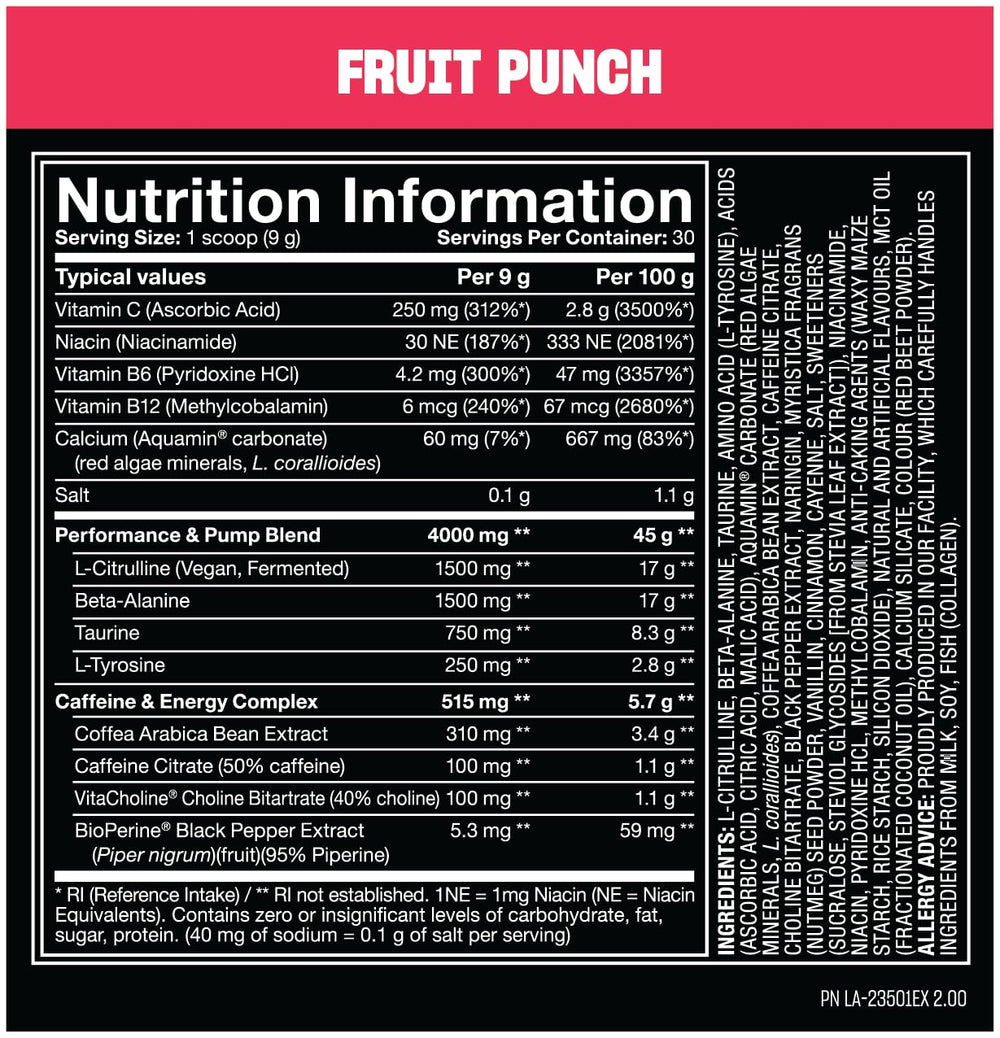 Mutant Madness scoop dipping out powder for quick energy