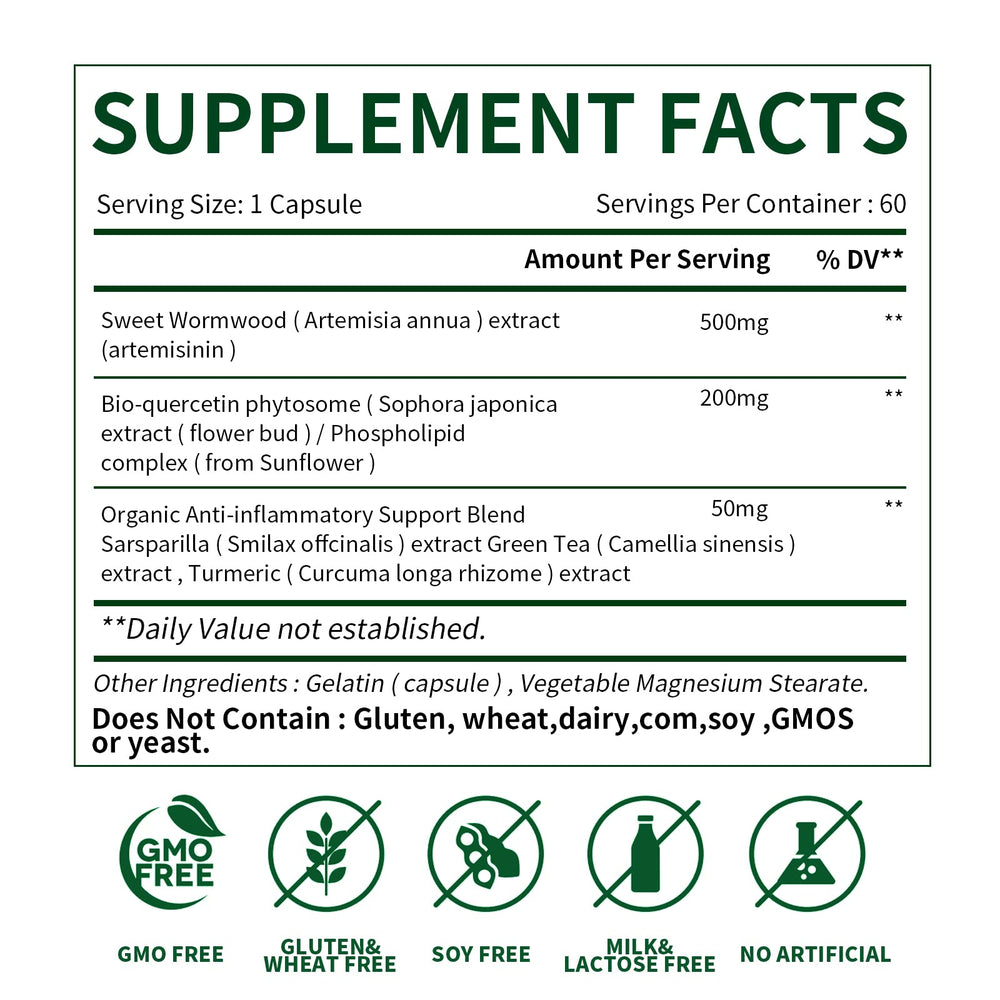 Muukoo Artemisinin capsules 60-count