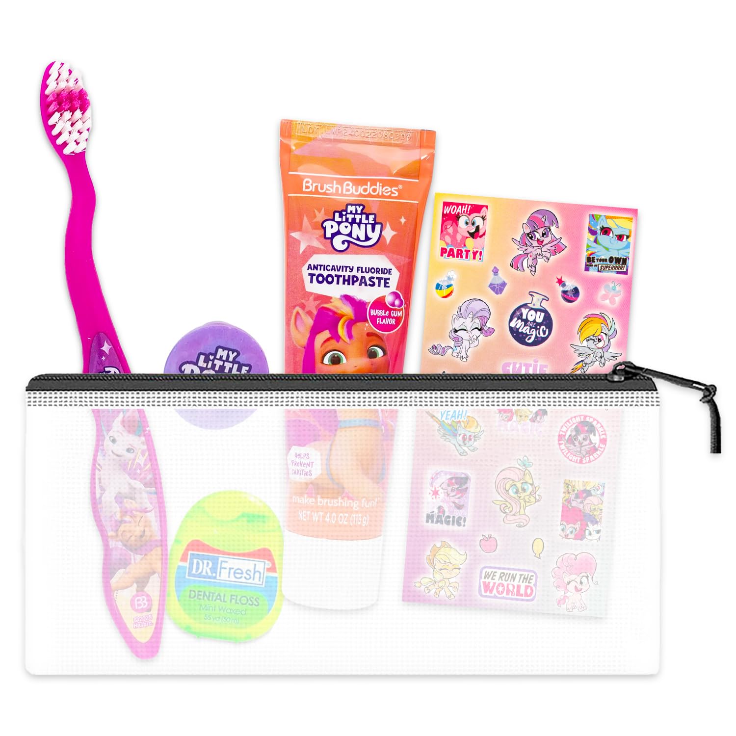 Mini travel bag included in the kit