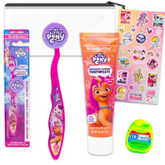 My Little Pony oral care traveling kit with toothbrush and cover