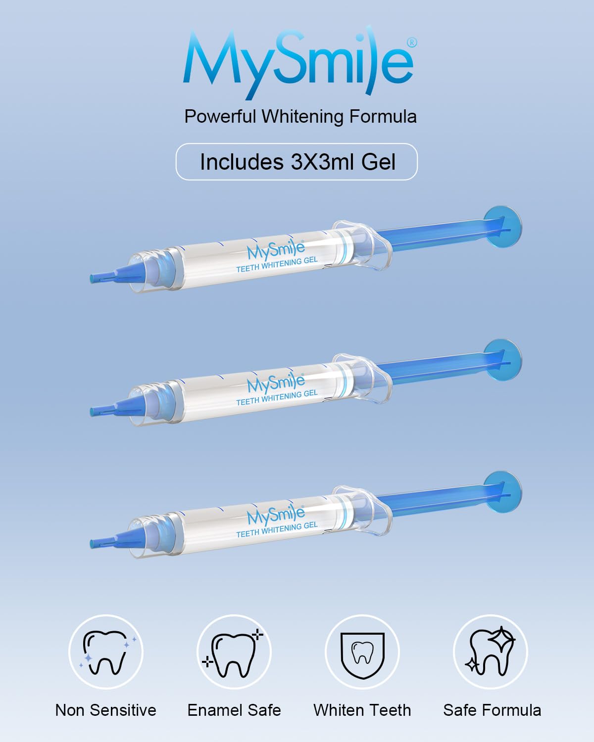Close-up of MySmile gel pen with retractable tip