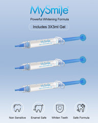 Close-up of MySmile gel pen with retractable tip