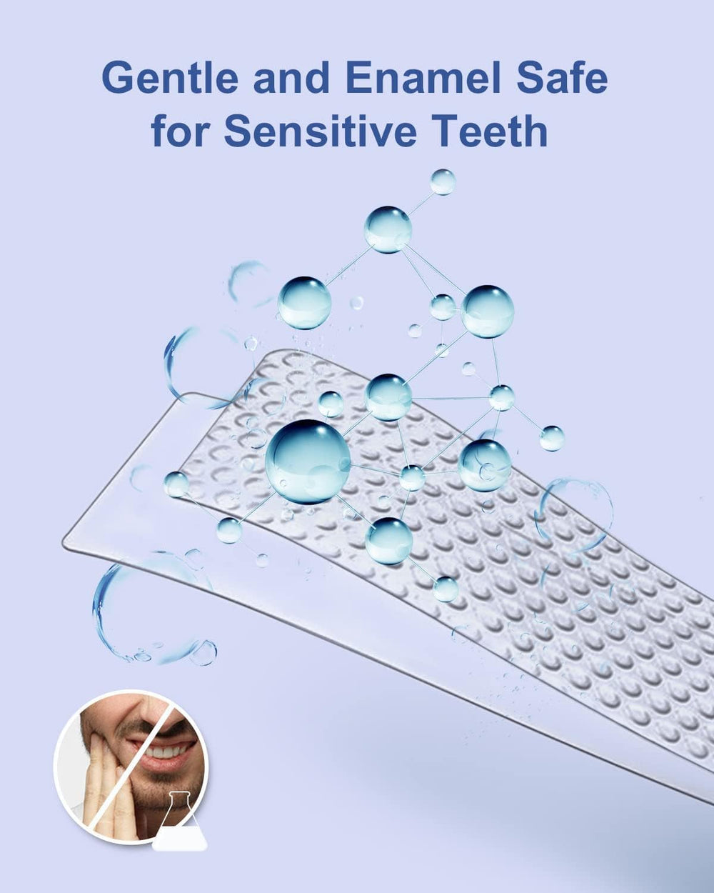 Close-up of LED whitening kit with 28 LED lights