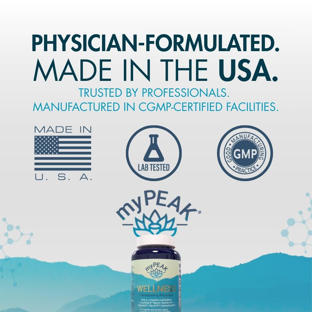 Vegan-friendly myPEAK Wellness packaging