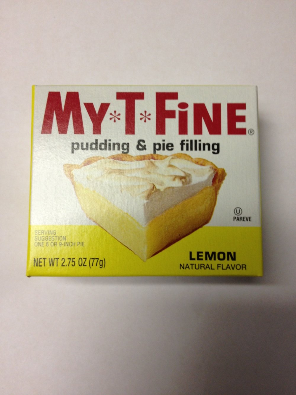 My T Fine Pudding Lemon - 4 Servings