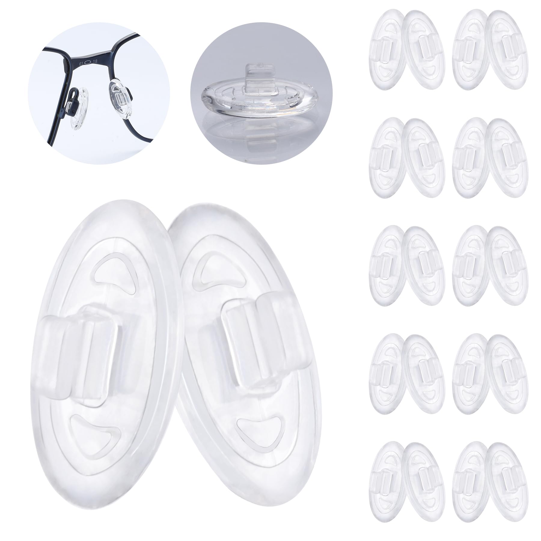 MYCOURAG replacement silicone nose pads for Oakley Crosshair 2.0