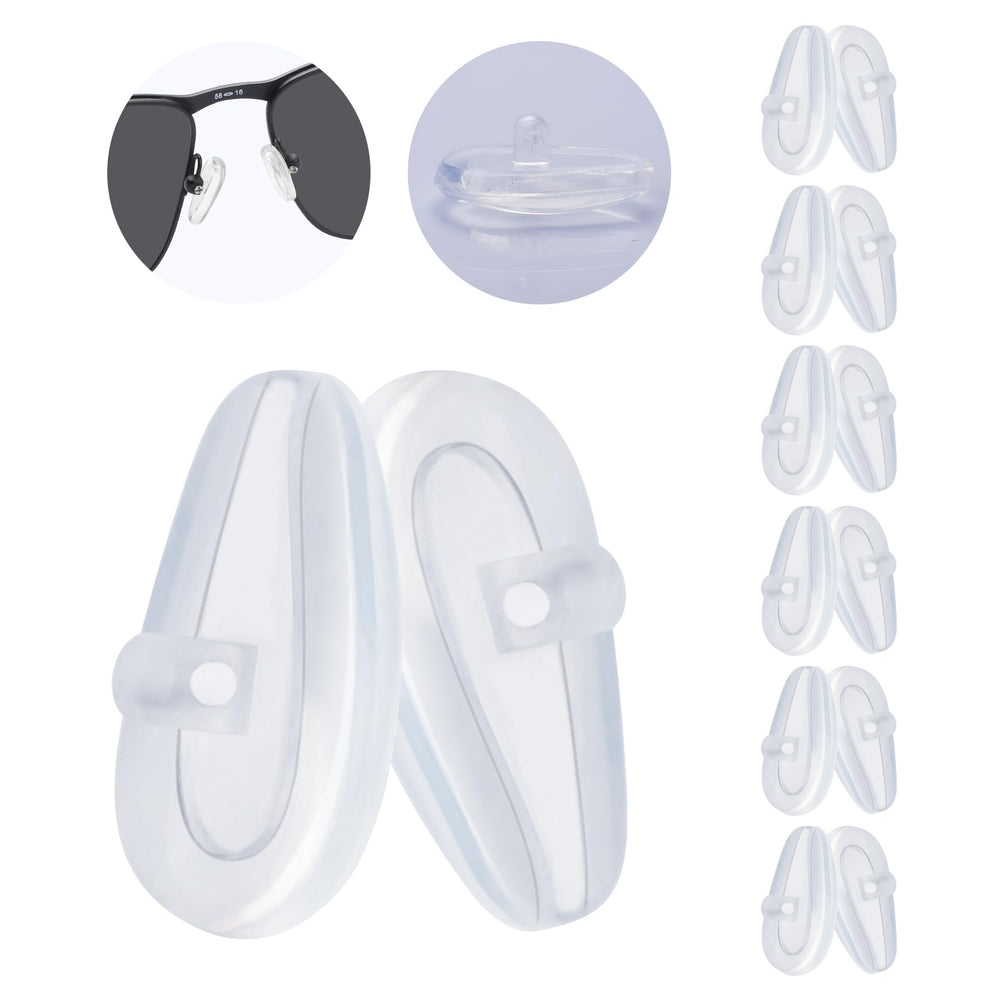 Clear replacement silicone nose pieces for Oakley sunglasses
