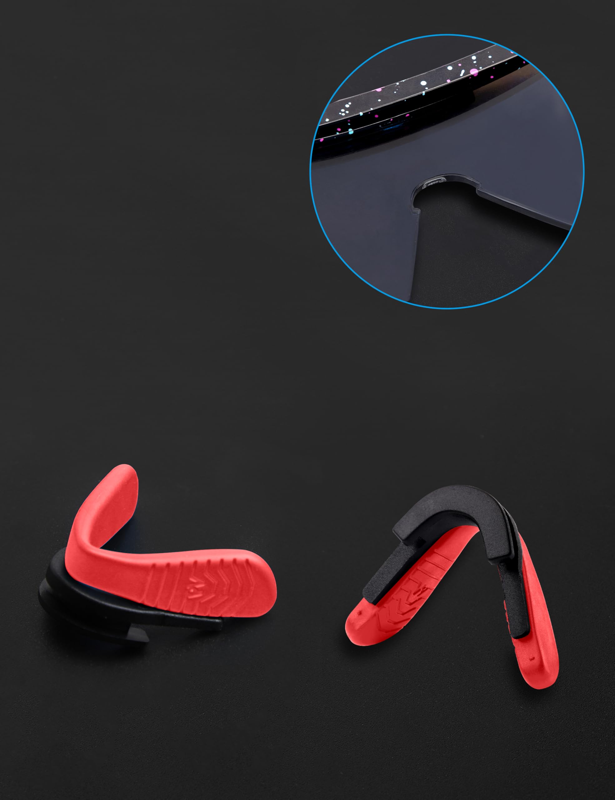 Quick installation of MYCOURAG nose pads on Pit Viper 2000 sunglasses