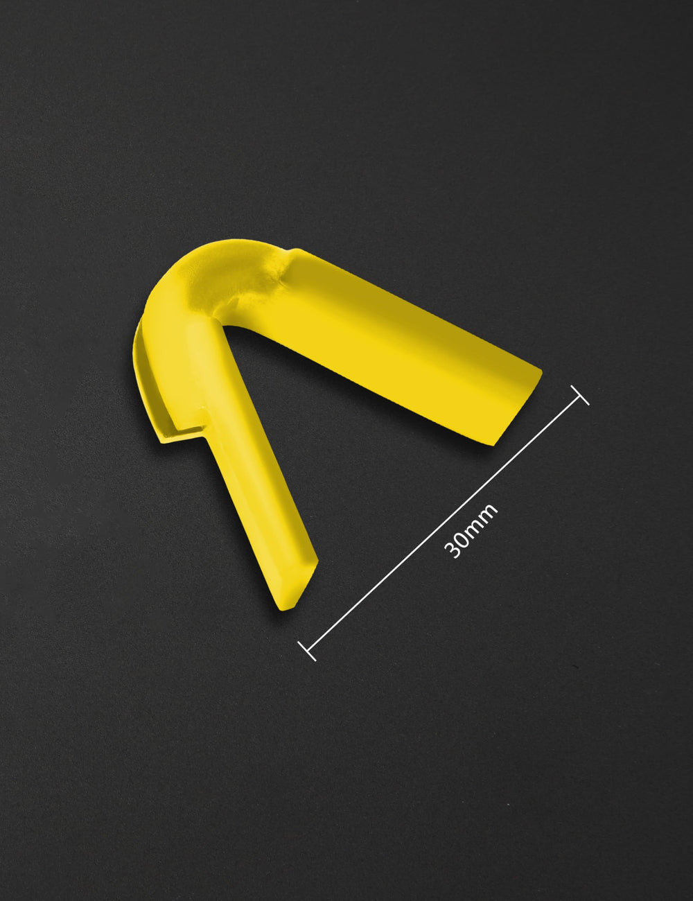 Close-up of yellow silicone nose pad for Pit Viper The Original