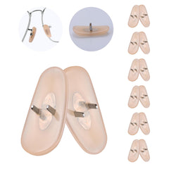 Six yellow MYCOURAG silicone nose pads for Ray-Ban Aviator sunglasses - image 1