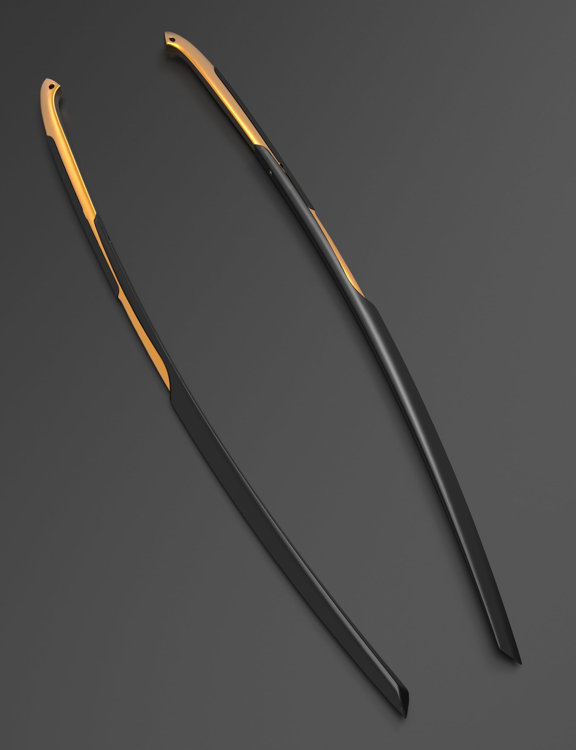 MYCOURAG replacement arms for Rudy Project Rydon sunglasses – gold color