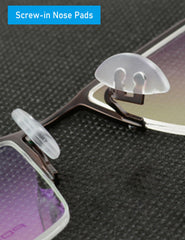 Package of 10 pairs clear nose pads