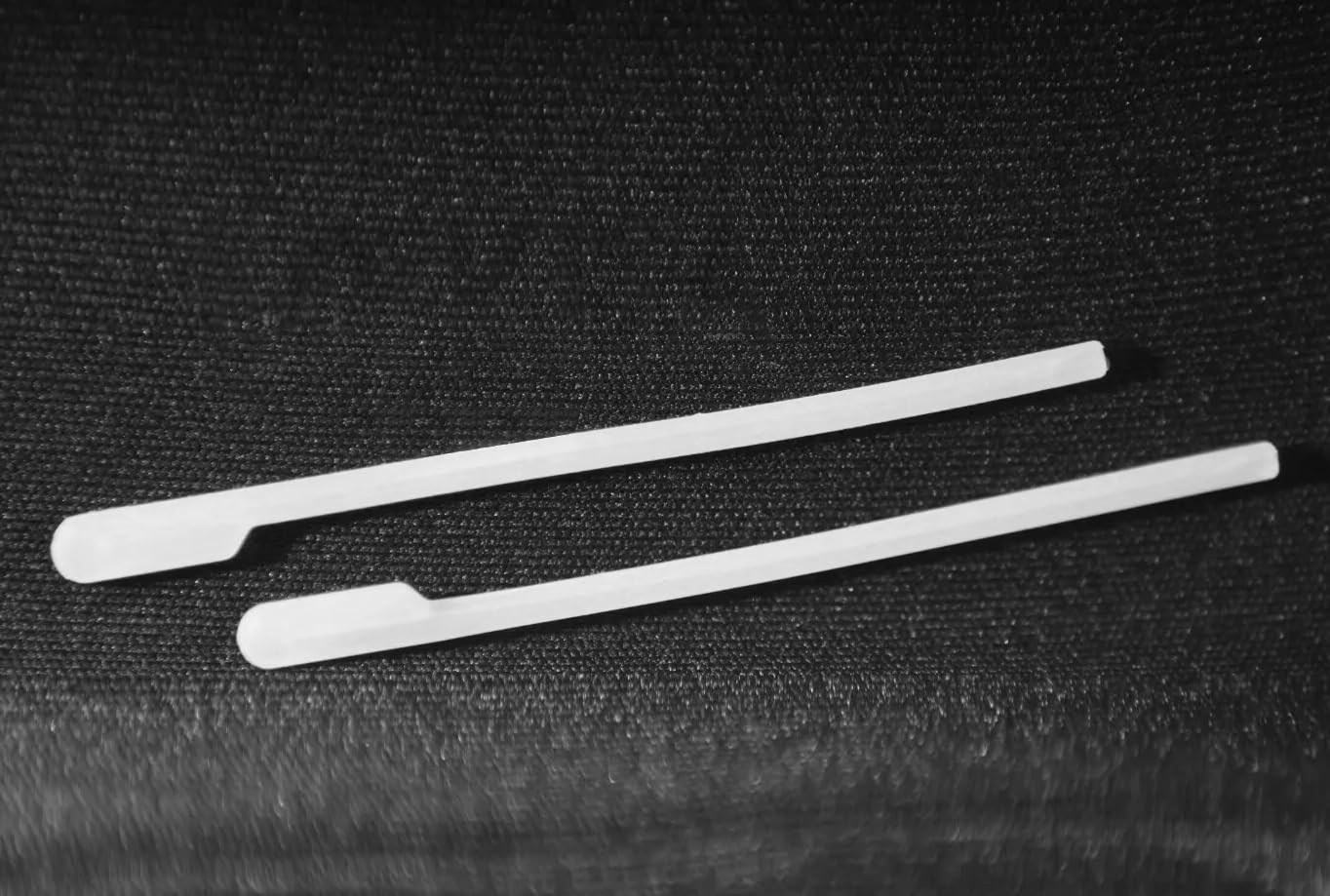 Side view of replacement temple covers on Mykita plug-in sunglasses