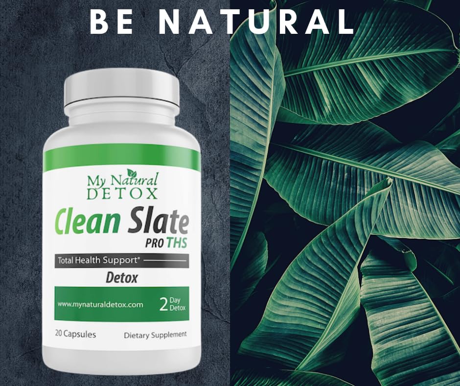 MyNaturalDetox Clean Slate probiotic and fiber blend image emphasizing urinary support.