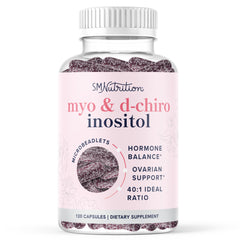 Front view of Myo-Inositol & D-Chiro Inositol Microbeadlets bottle