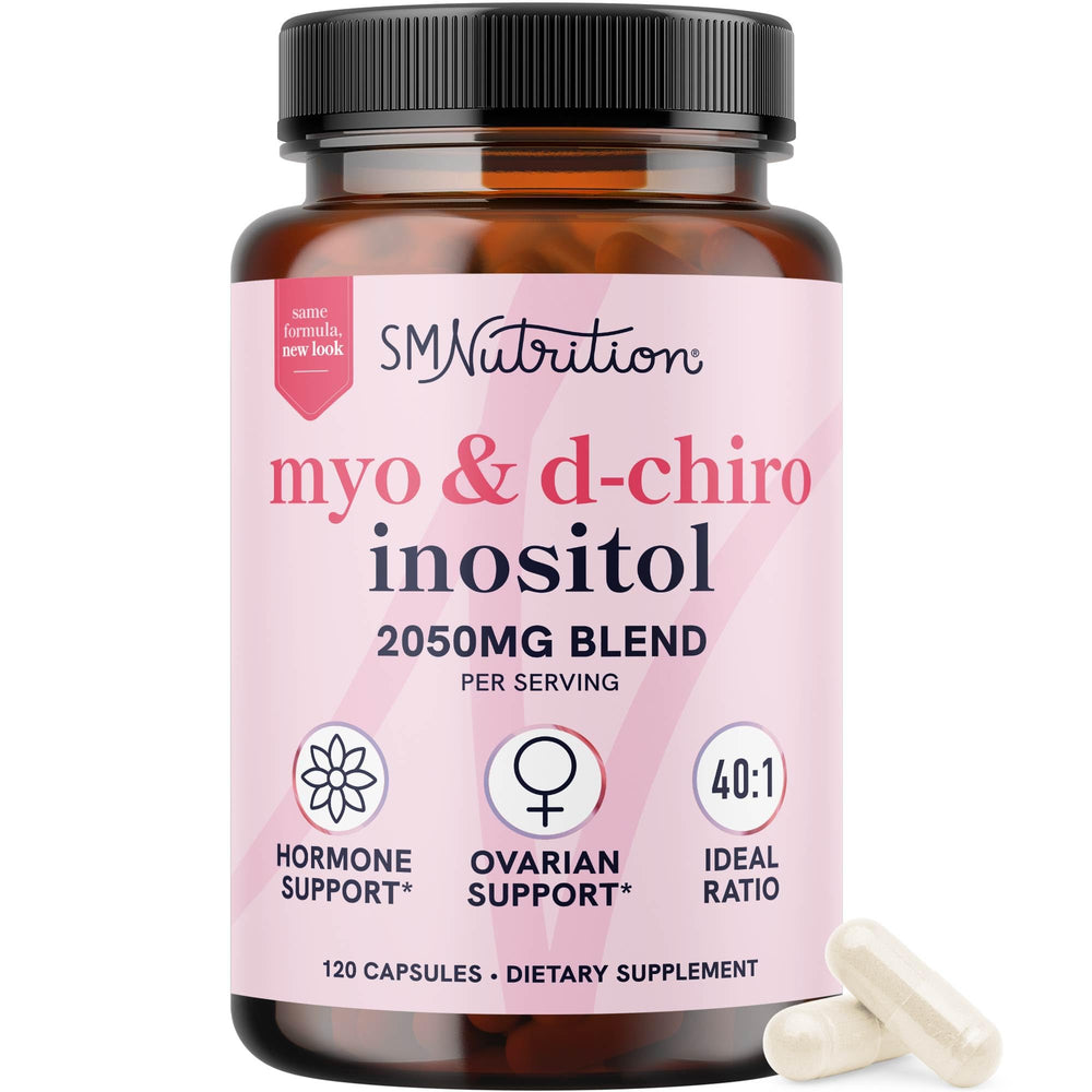 Myo-Inositol and D-Chiro Inositol 40:1 ratio supplement hero image