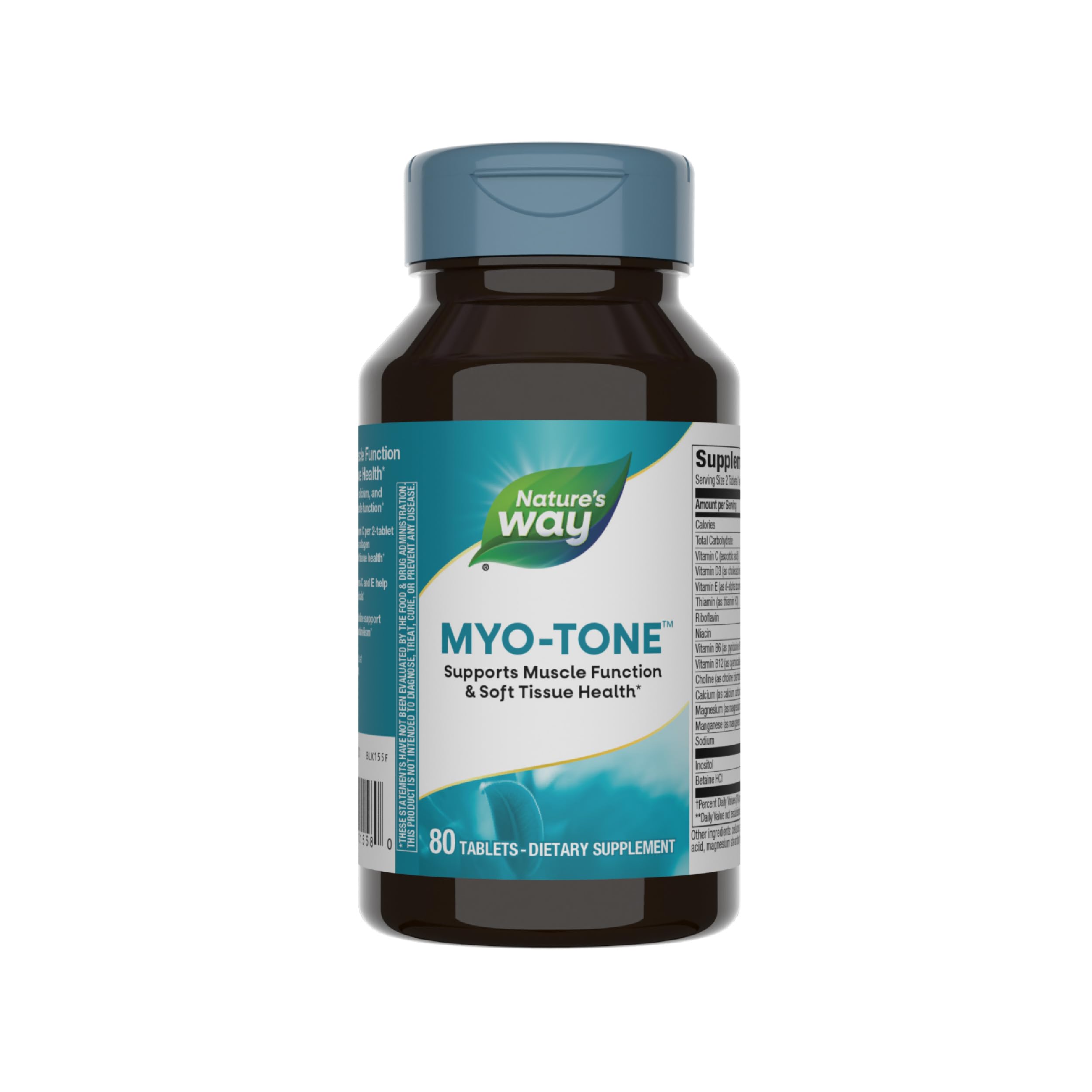 Myo-Tone 80 tablets bottle front