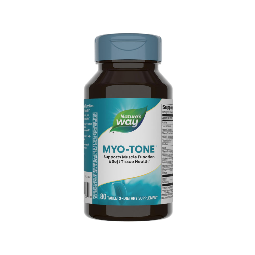 Myo-Tone 80 tablets bottle front