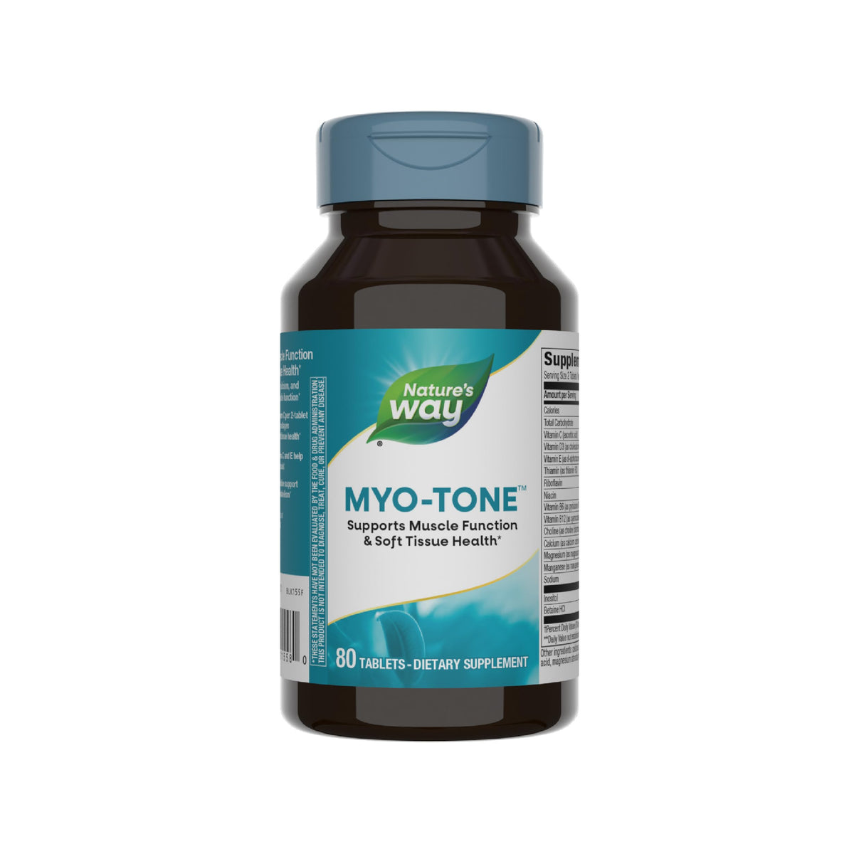 Myo-Tone 80 tablets bottle front