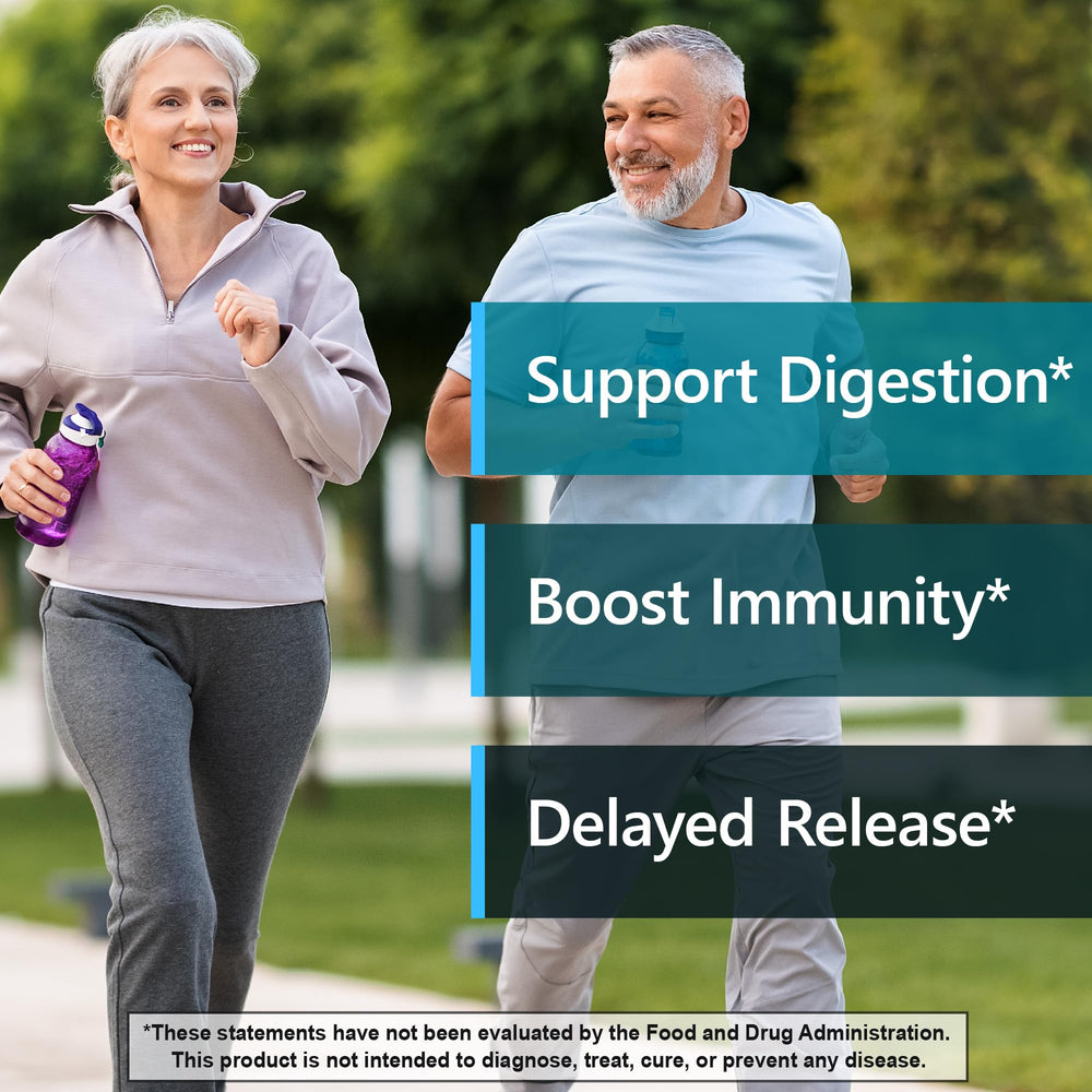 Graphic showing MyoActivo tri-blend of 8 probiotic strains