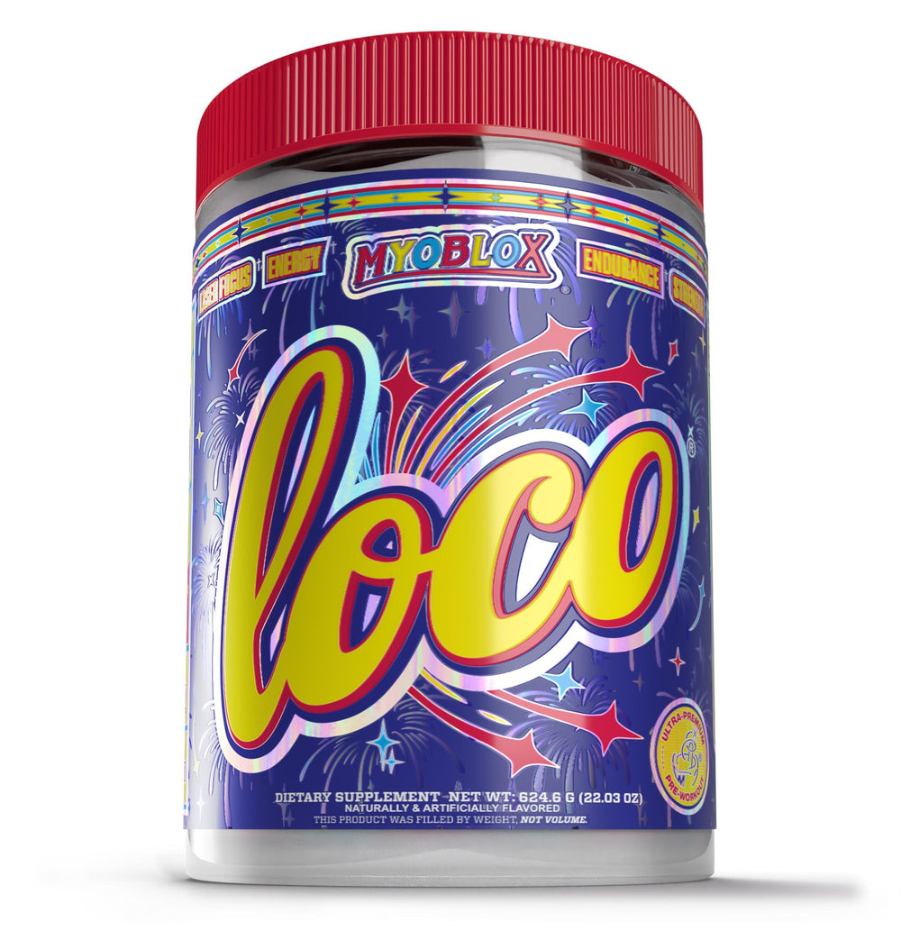 MyoBlox Loco bottle-pour showcases potent pre-workout energy for intense sessions