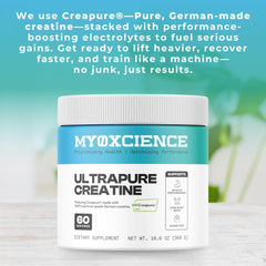 Serving scoop showing 5g per serving of UltraPure Creatine