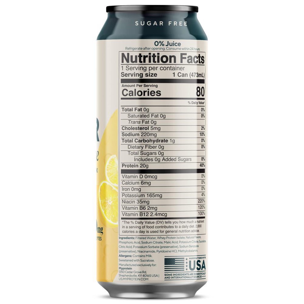 Fruity Lemonade flavor with bright, refreshing visuals