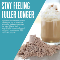 Shaker with Mocha-flavored Myprotein whey protein shake