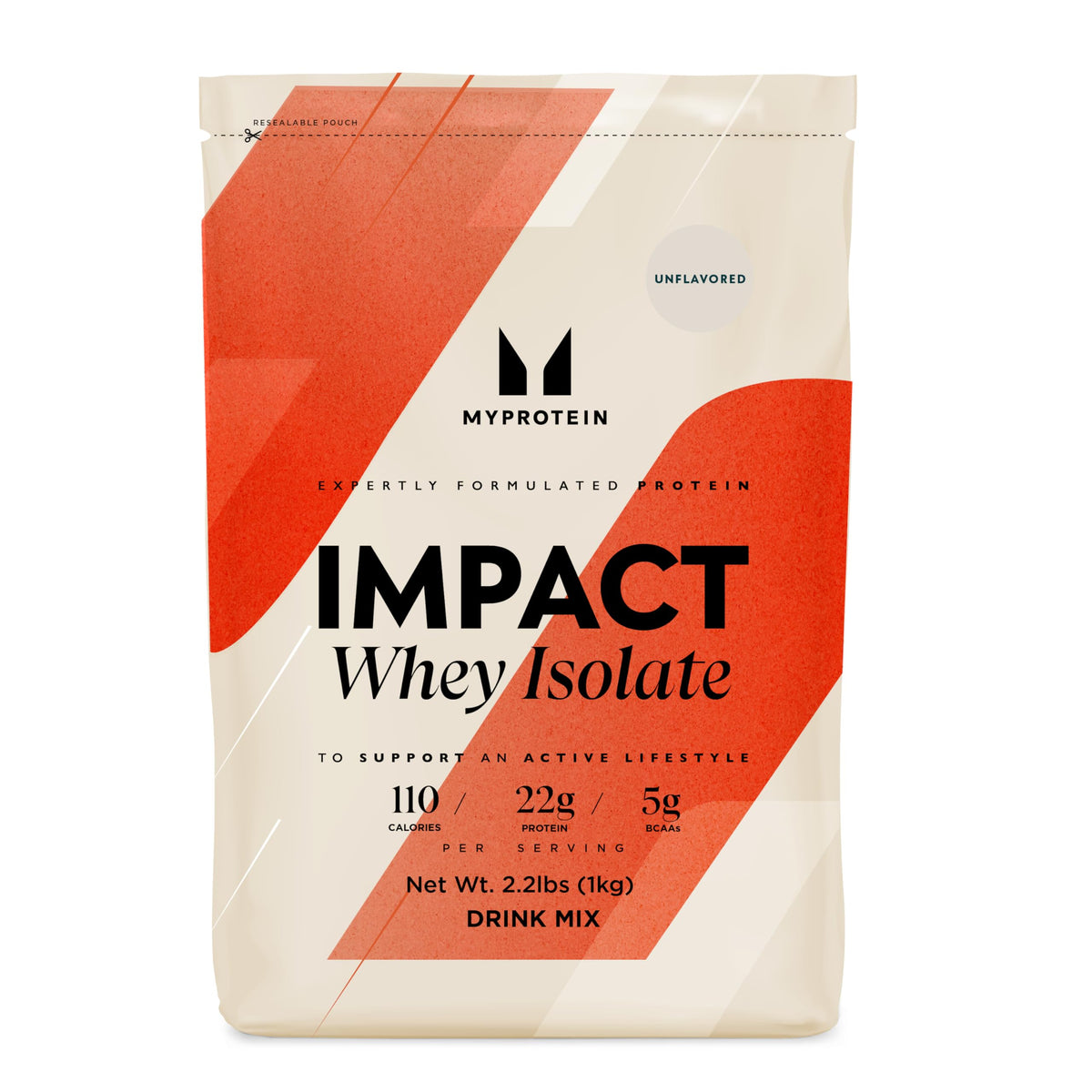 Myprotein Impact Whey Protein Isolate bottle closeup highlights lean muscle support