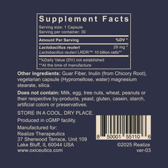 Dr. William Davis MyReuteri probiotic packaging highlighting 10 billion CFUs and vegan capsules