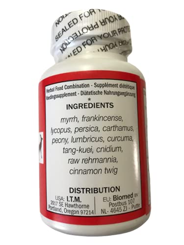 Box packaging for Myrrh 100 Tablets