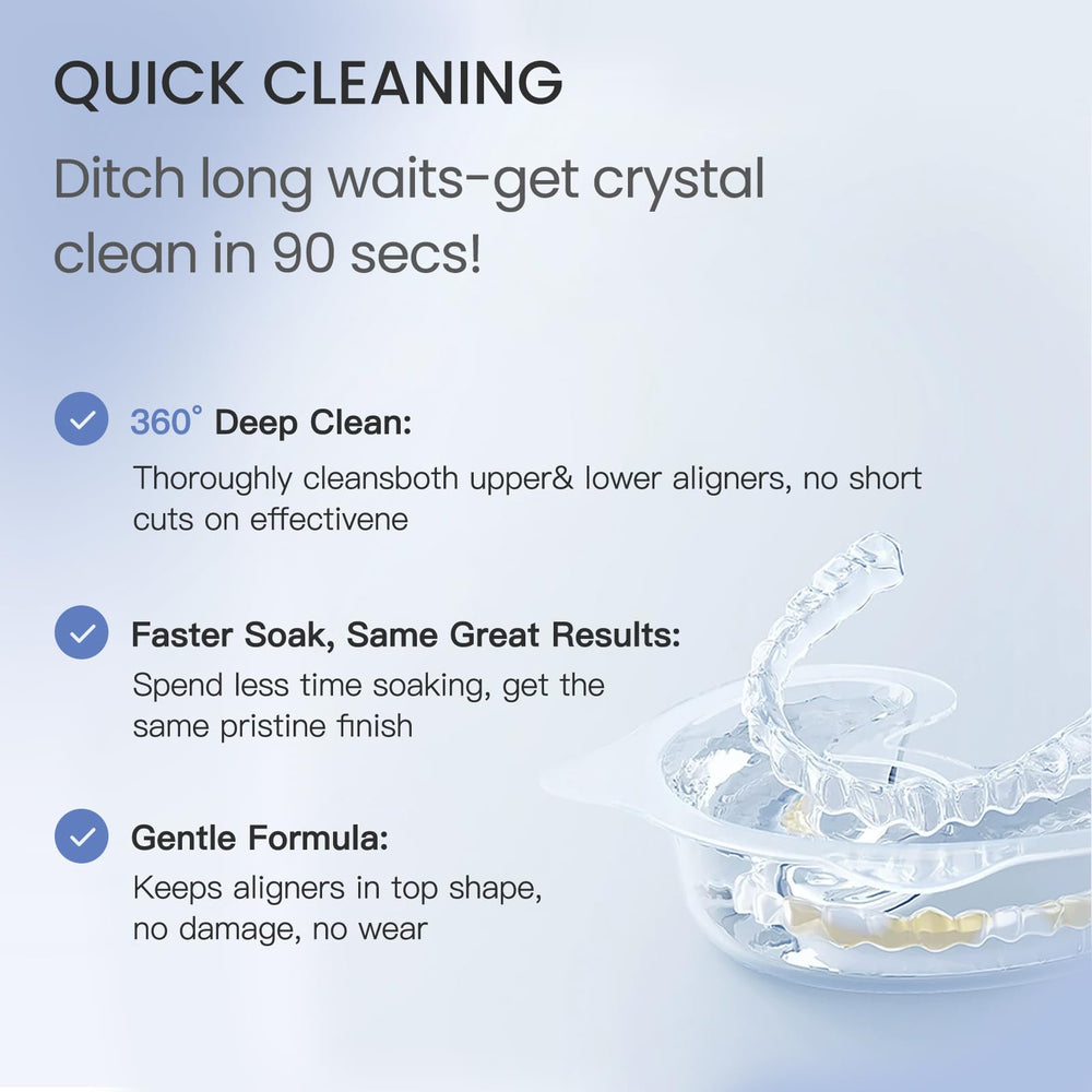 Mysig cleaning solution for retainers and aligners