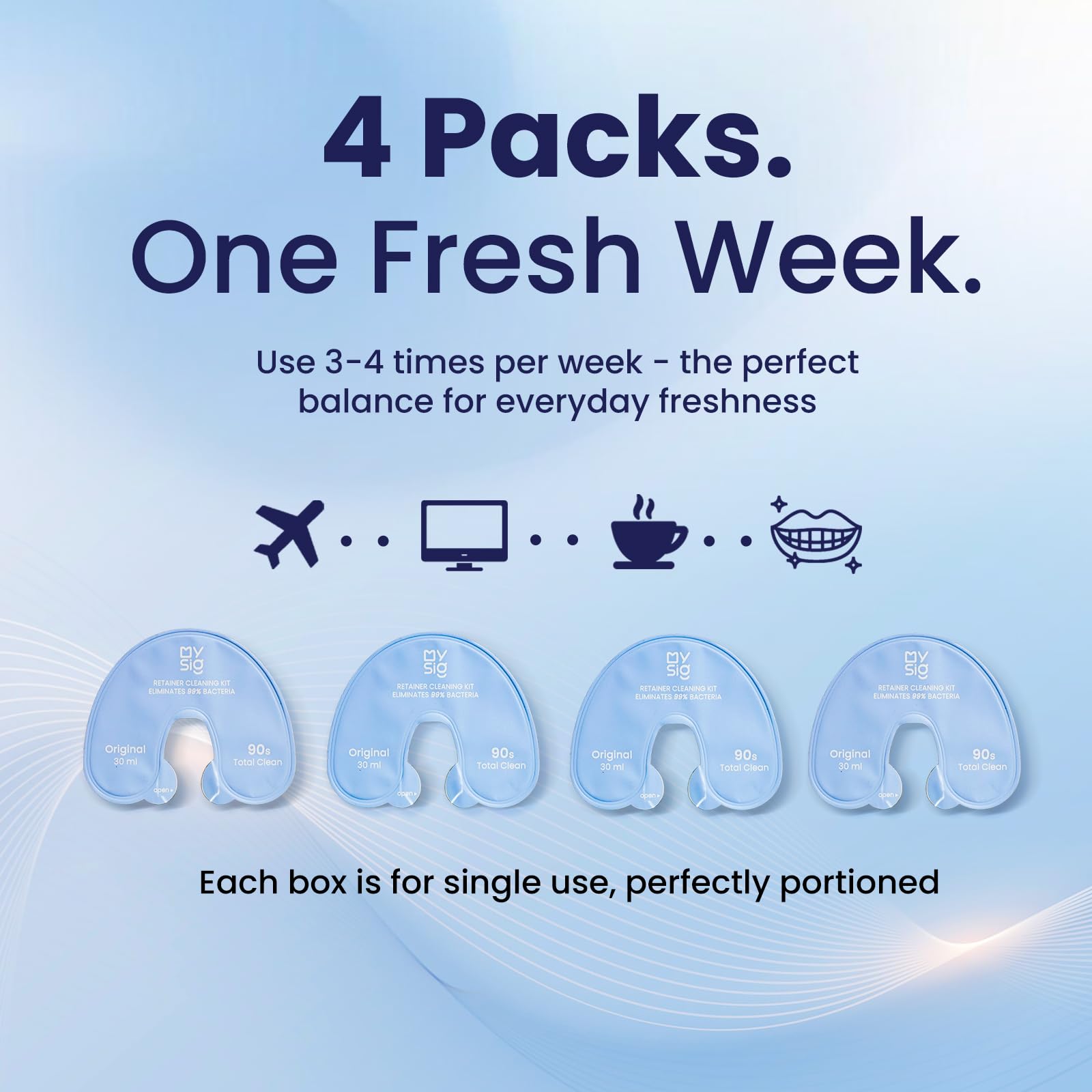 Fresh mint packaging label