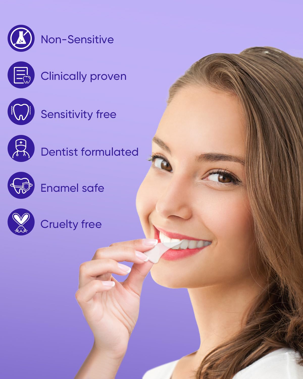 MySmile whitening strips and packaging