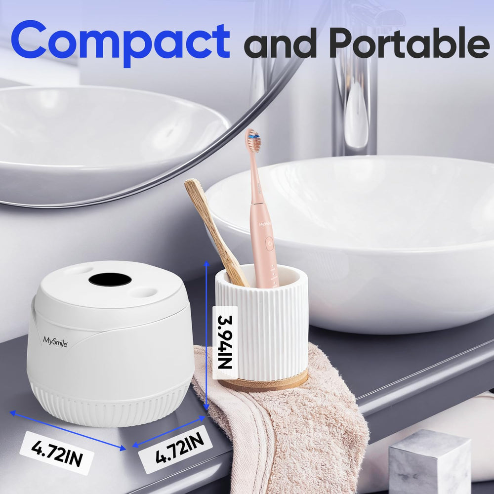 Compact ultrasonic cleaner showing 200ml capacity