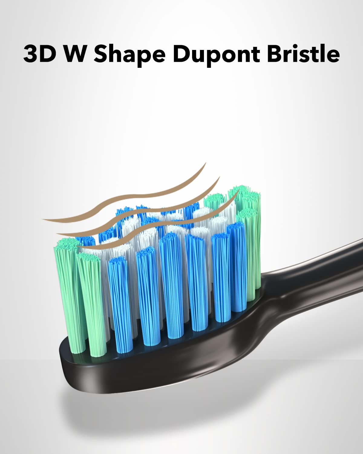 DuPont nylon bristles on MySmile replacement head