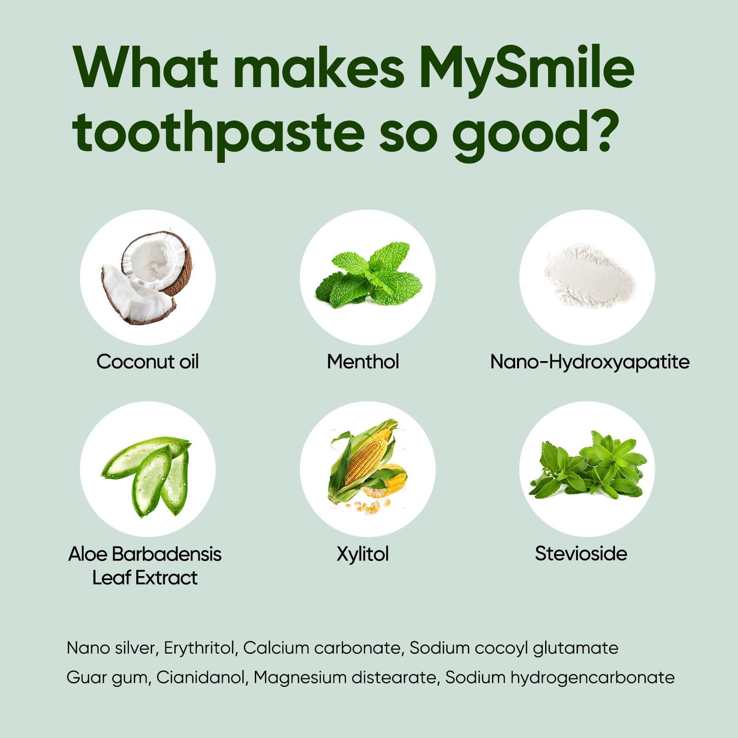 Person with a fresh breath smile after using MySmile