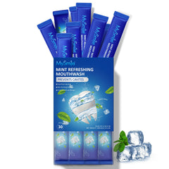MySmile Alcohol Free Mouthwash strip packaging