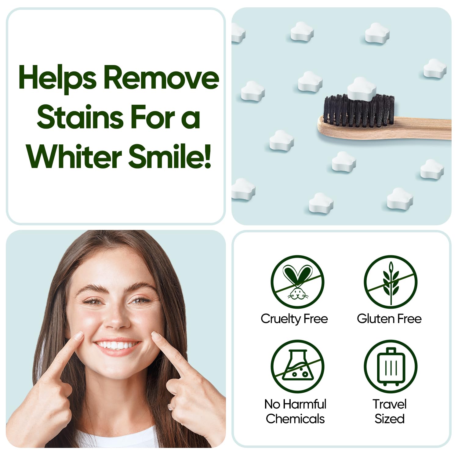 Using MySmile mouthwash tablets in water