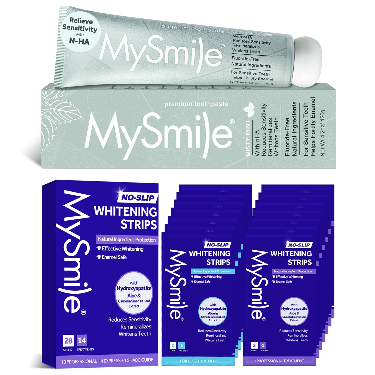 MySmile Teeth Whitening Strips packaging
