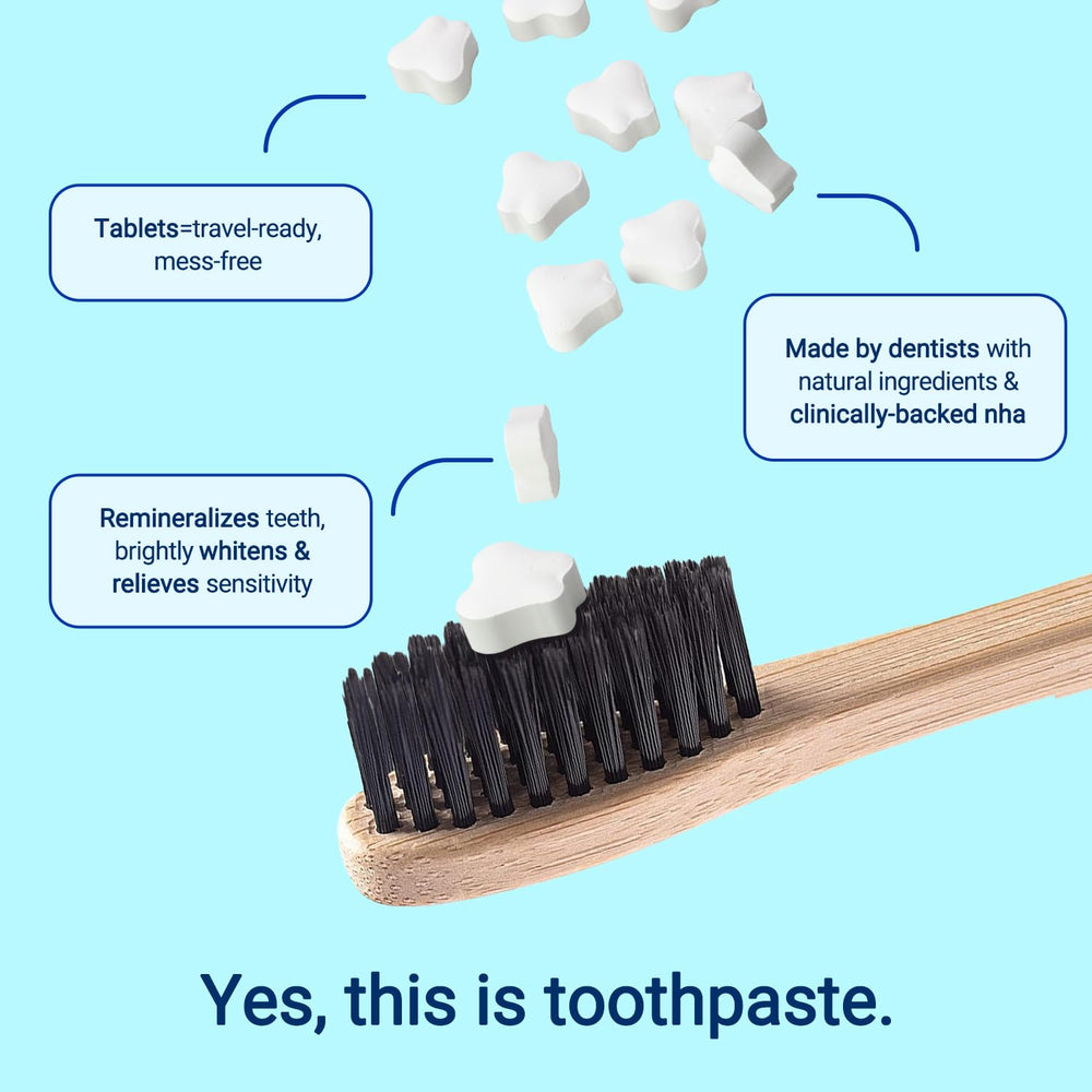 MySmile Toothpaste Tablets - Nano Hydroxyapatite, Fluoride-Free, Organ ...