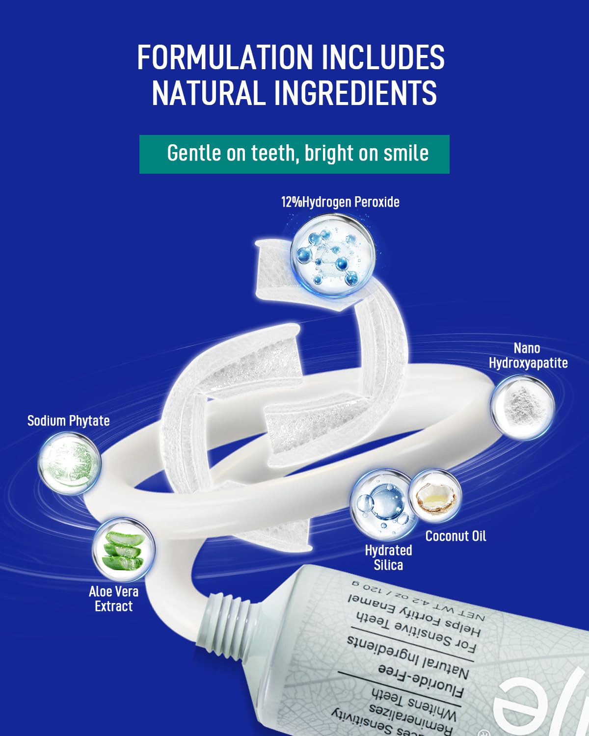 Vegan BPA-free whitening trays packaging